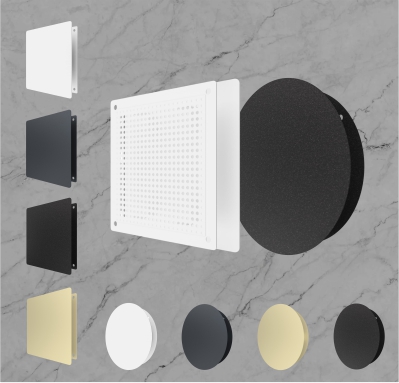 Стильные и удобные металлические вентиляционные решетки RVM на магнитах